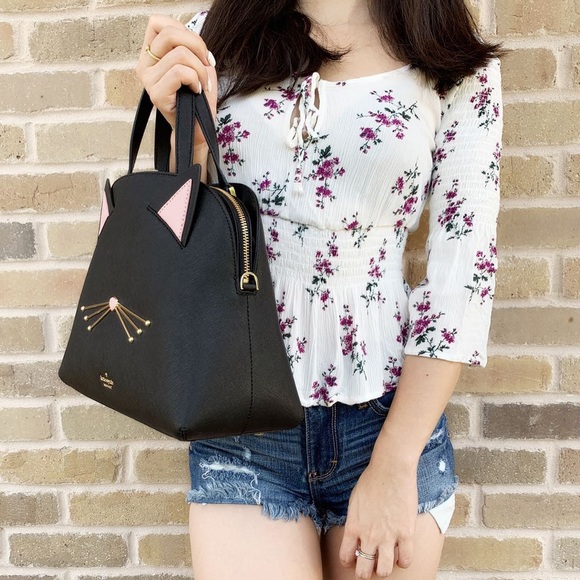 Gaby’sBags👜💕-NWT Kate Spade ♠️ LARGE Cat Satchel - Picture 4 of 5